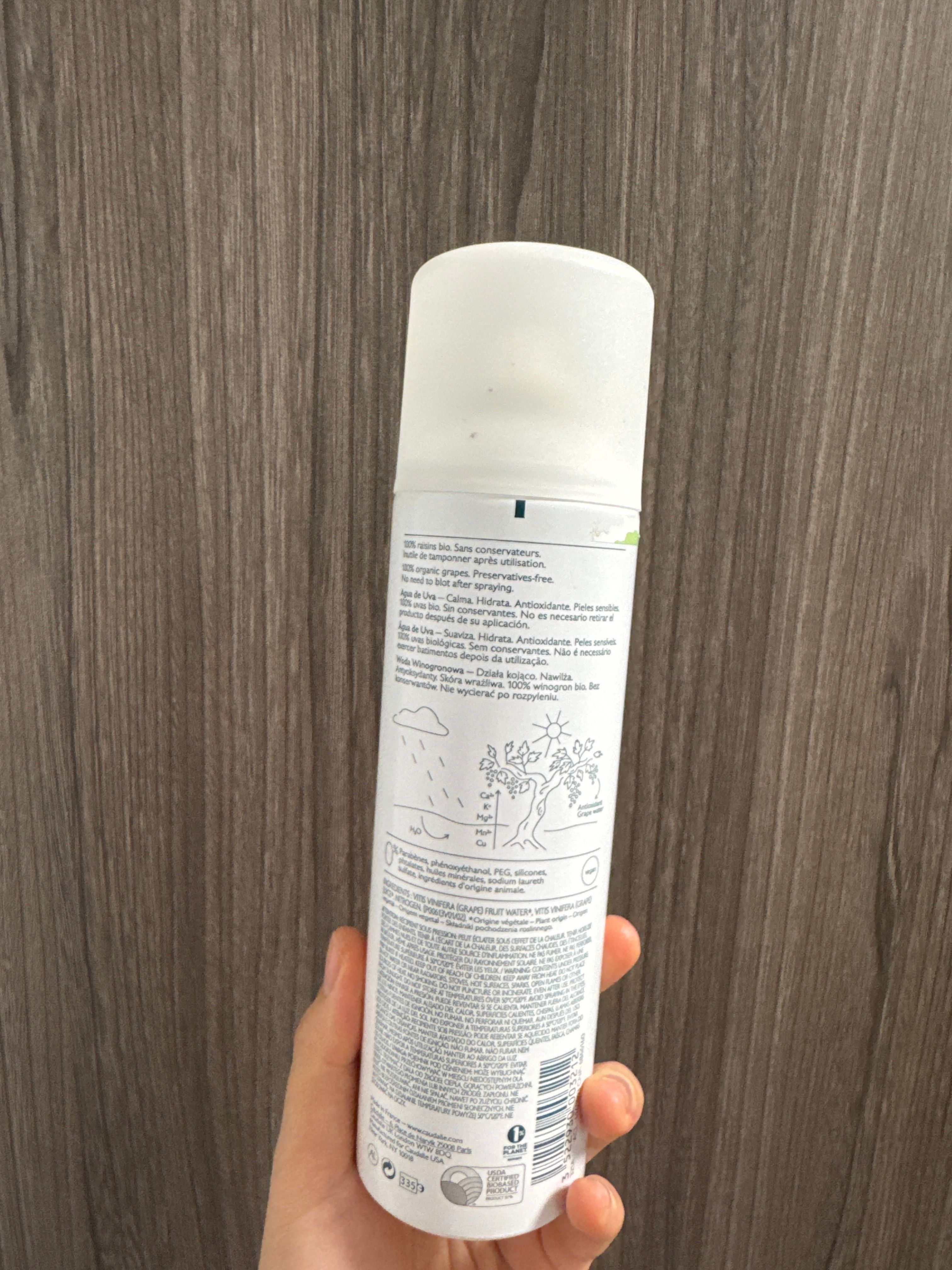 Caudalie 有機葡萄籽水®保濕噴霧 真實評價/實測照片 byT*m 1