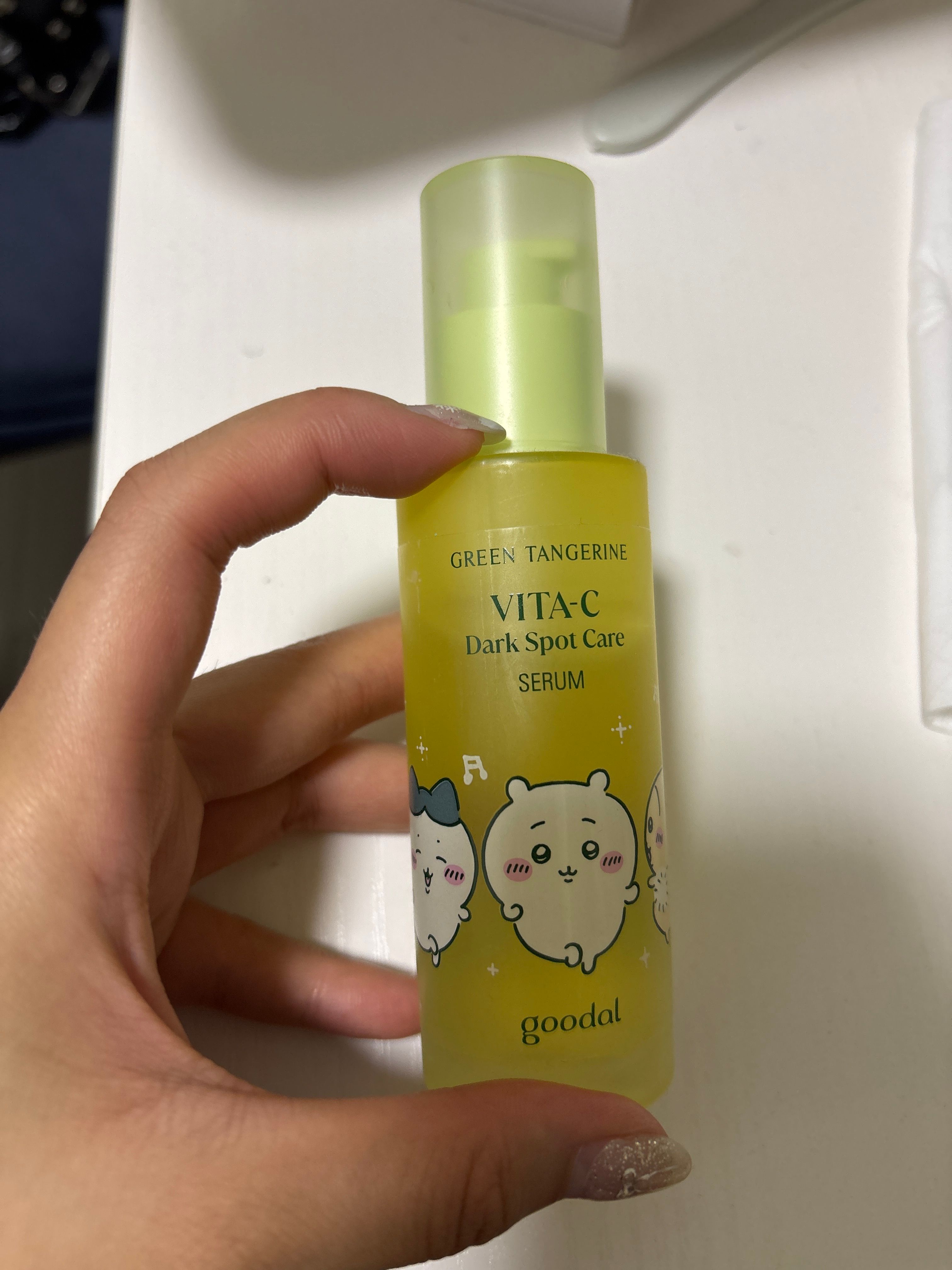 Goodal 濟州青橘維C美白淡斑去痘印保濕精華 真實評價/實測照片 byWen*****ang 1