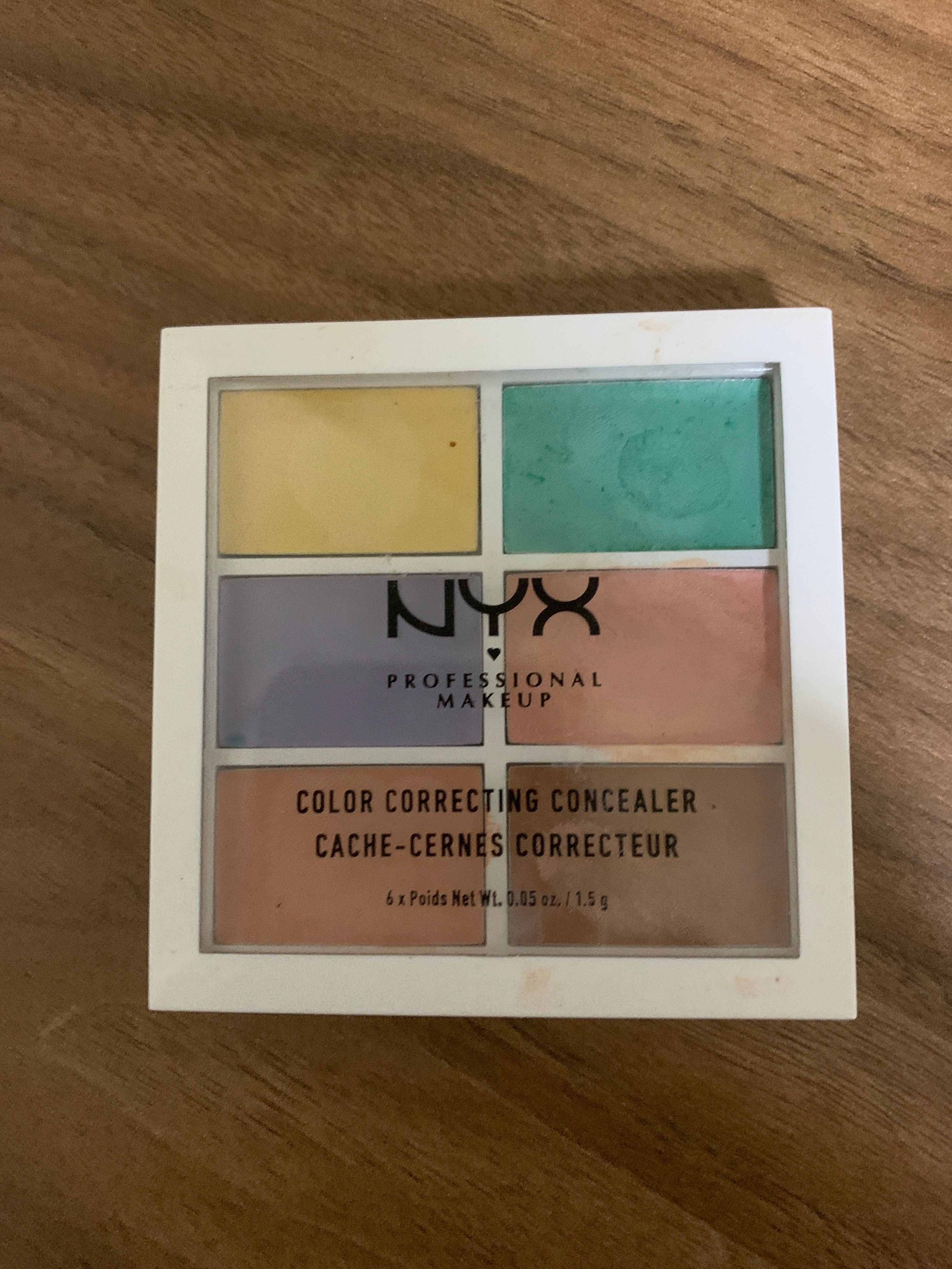 NYX 完美無暇六色遮瑕盤 真實評價/實測照片 by161**************com 1