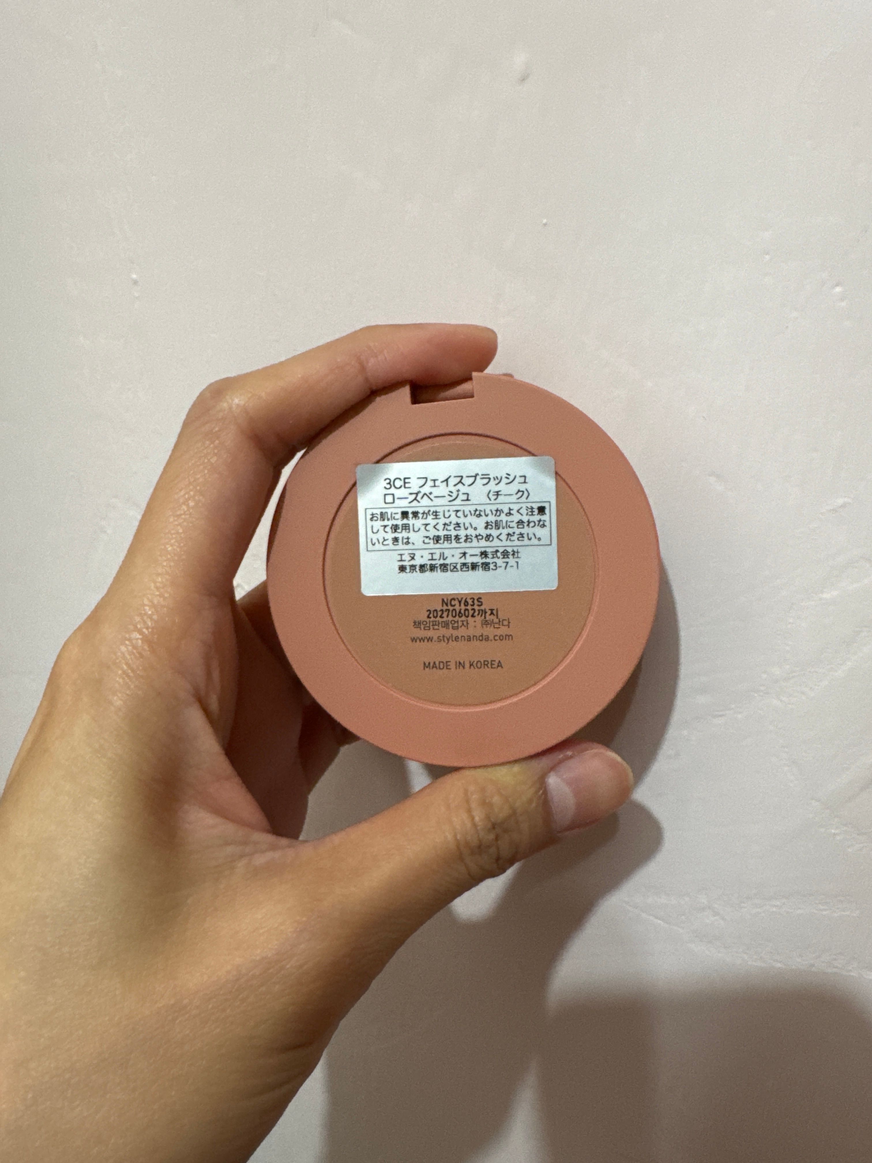 3CE 單色啞光胭脂 真實評價/用後感 byJoj***********314 1 3CE 單色啞光胭脂 真實評價/實測照片 byJoj***********314 1