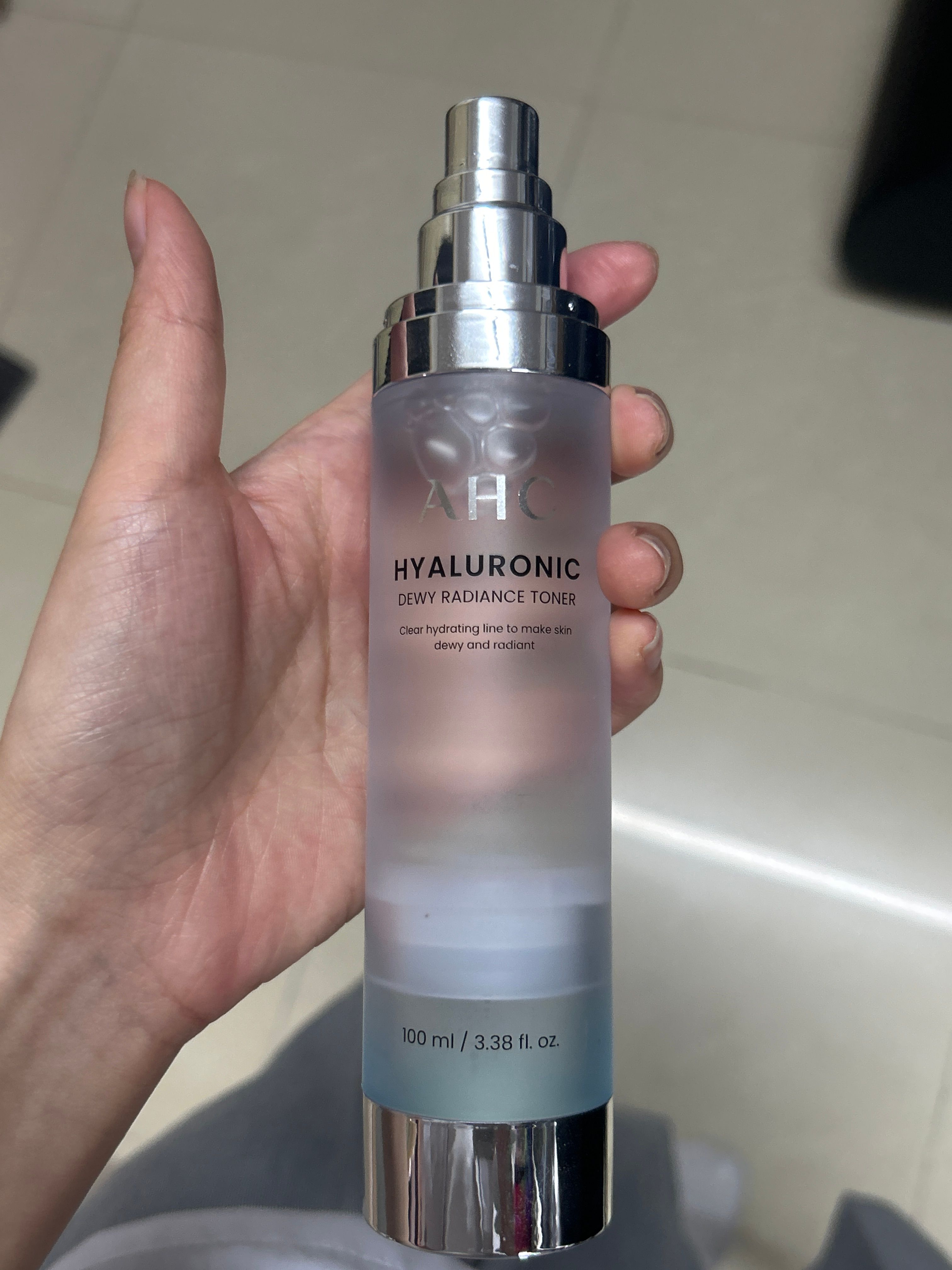 AHC 玻尿酸補水透亮機能水 真實評價/實測照片 byang****************com 1