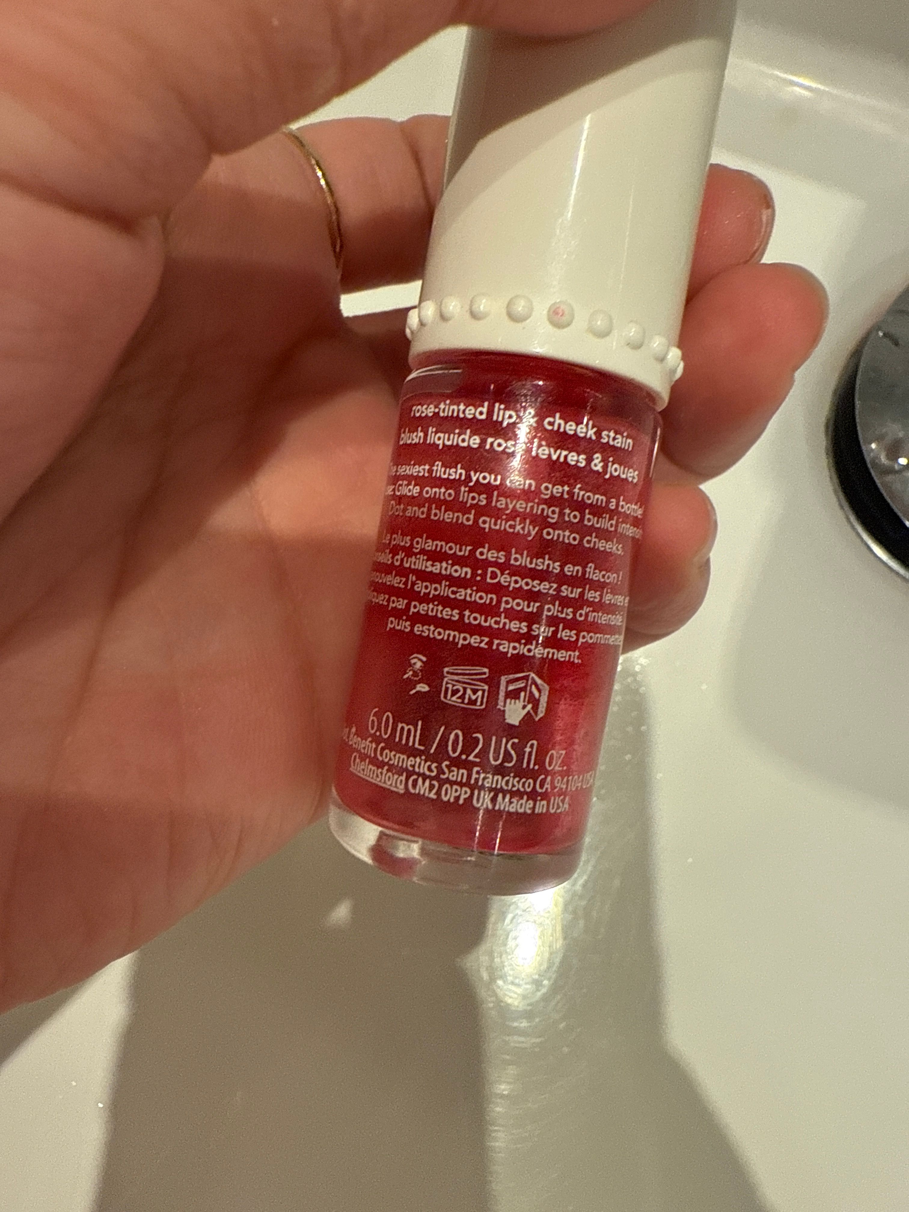 Benefit Cosmetics Flora Tint花妍甜心唇頰兩用胭脂水 真實評價/實測照片 byKwo***uen 2