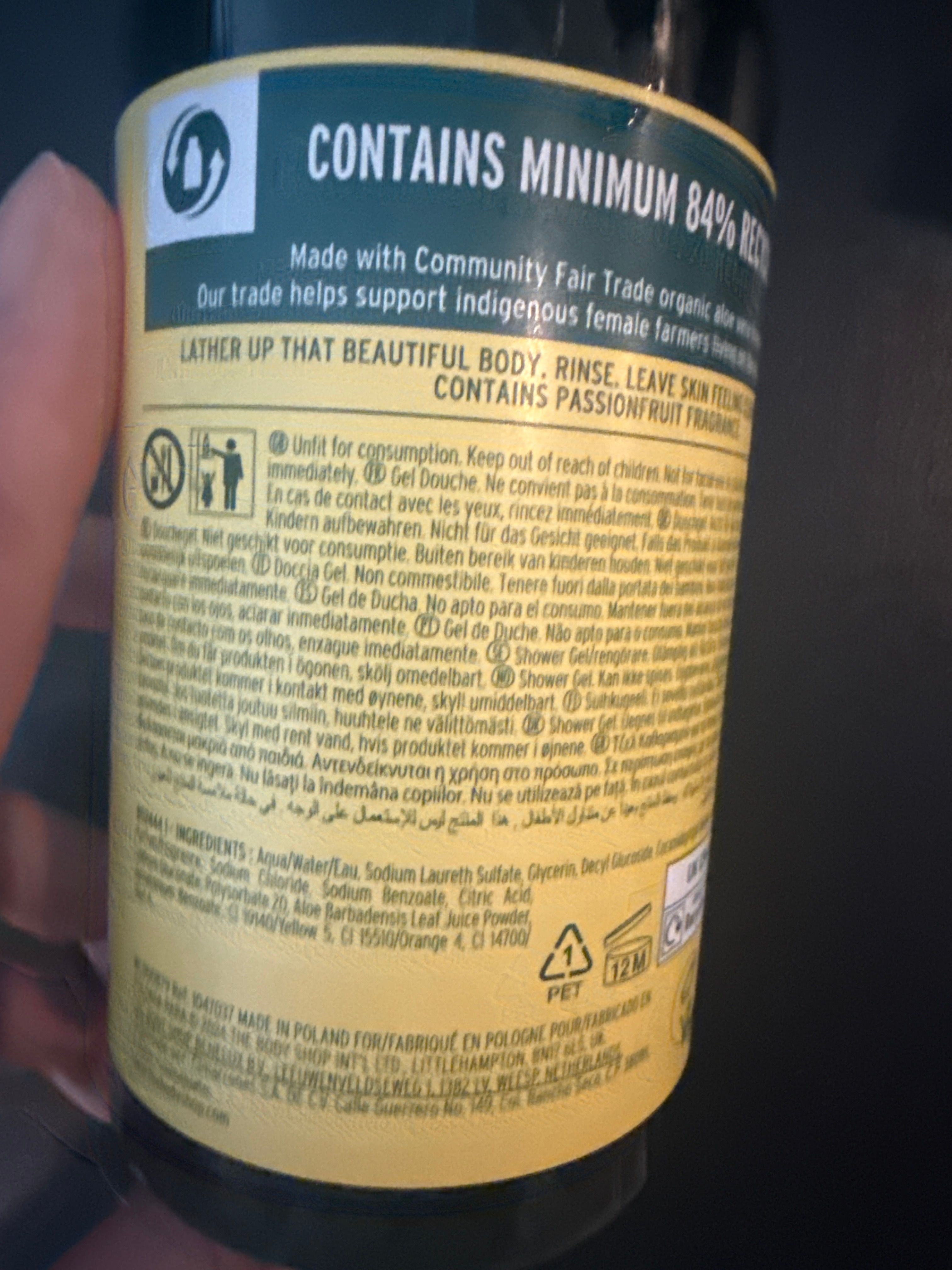The Body Shop Shower Gel 青瓜沐浴露 真實評價/實測照片 byH***n 2