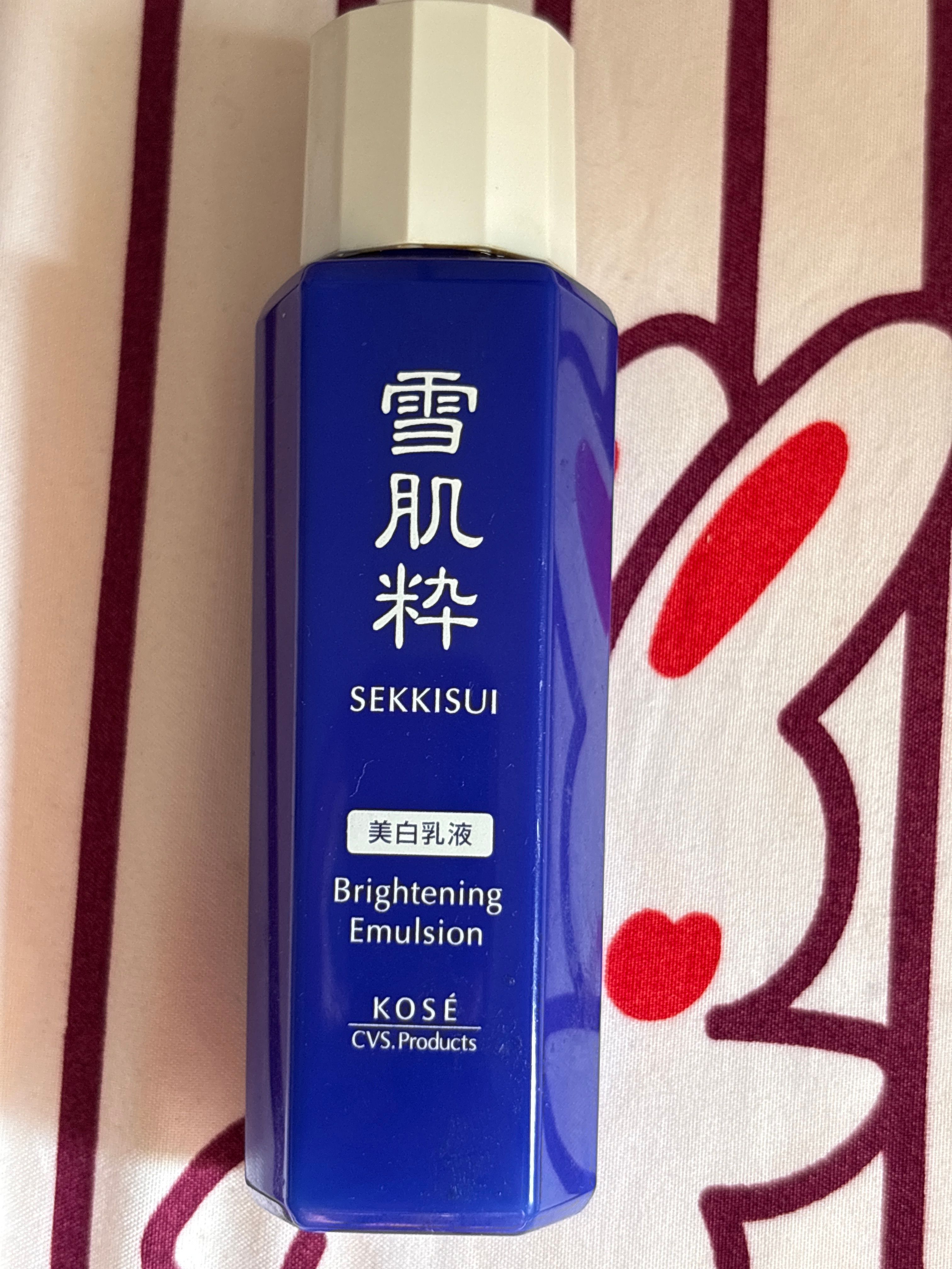 雪肌精 藥用雪肌精美白乳液 真實評價/實測照片 bychu**************com 2