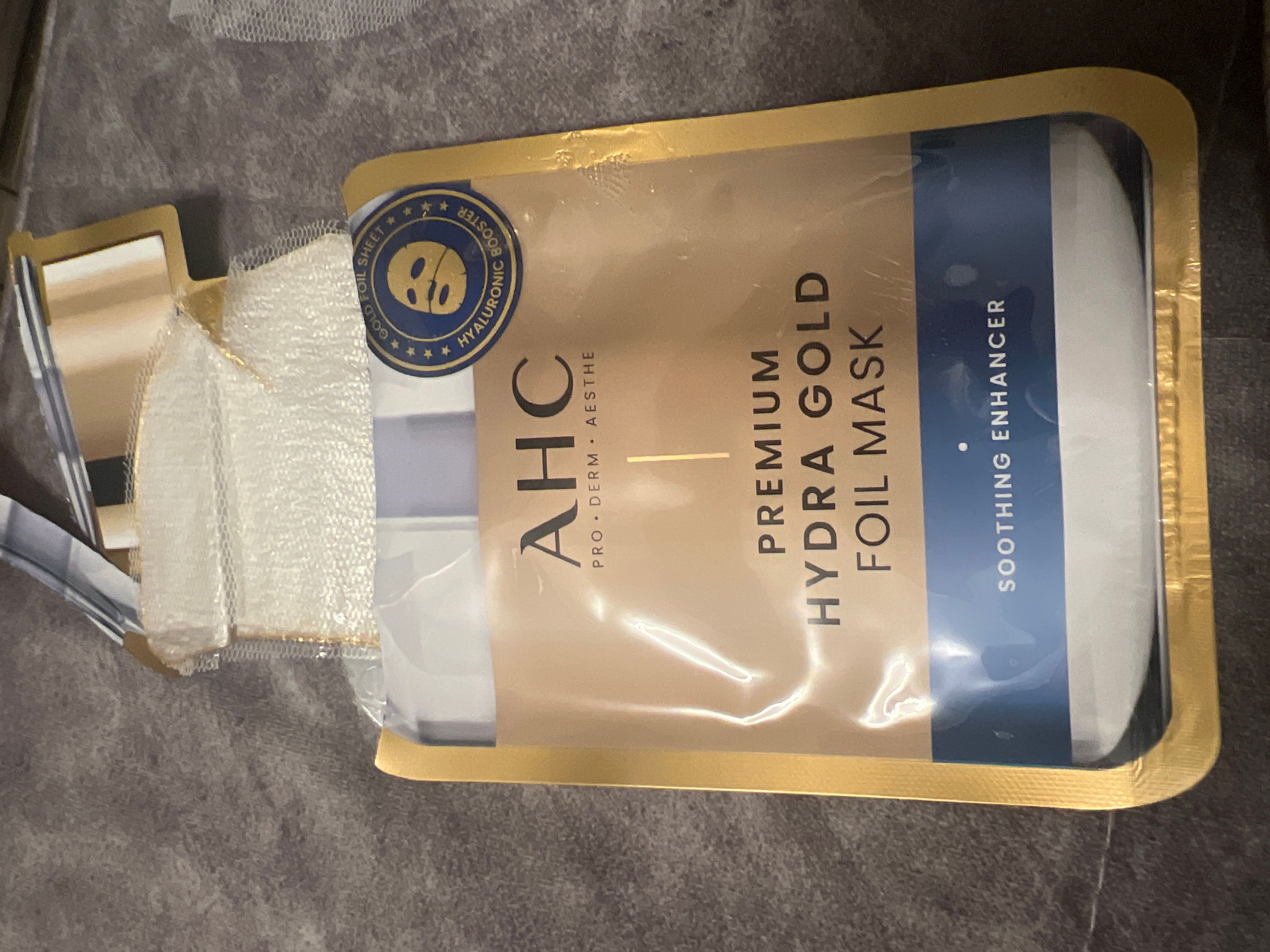 AHC 極致保濕黃金溫感面膜 真實評價/實測照片 byAMY***UNG 2