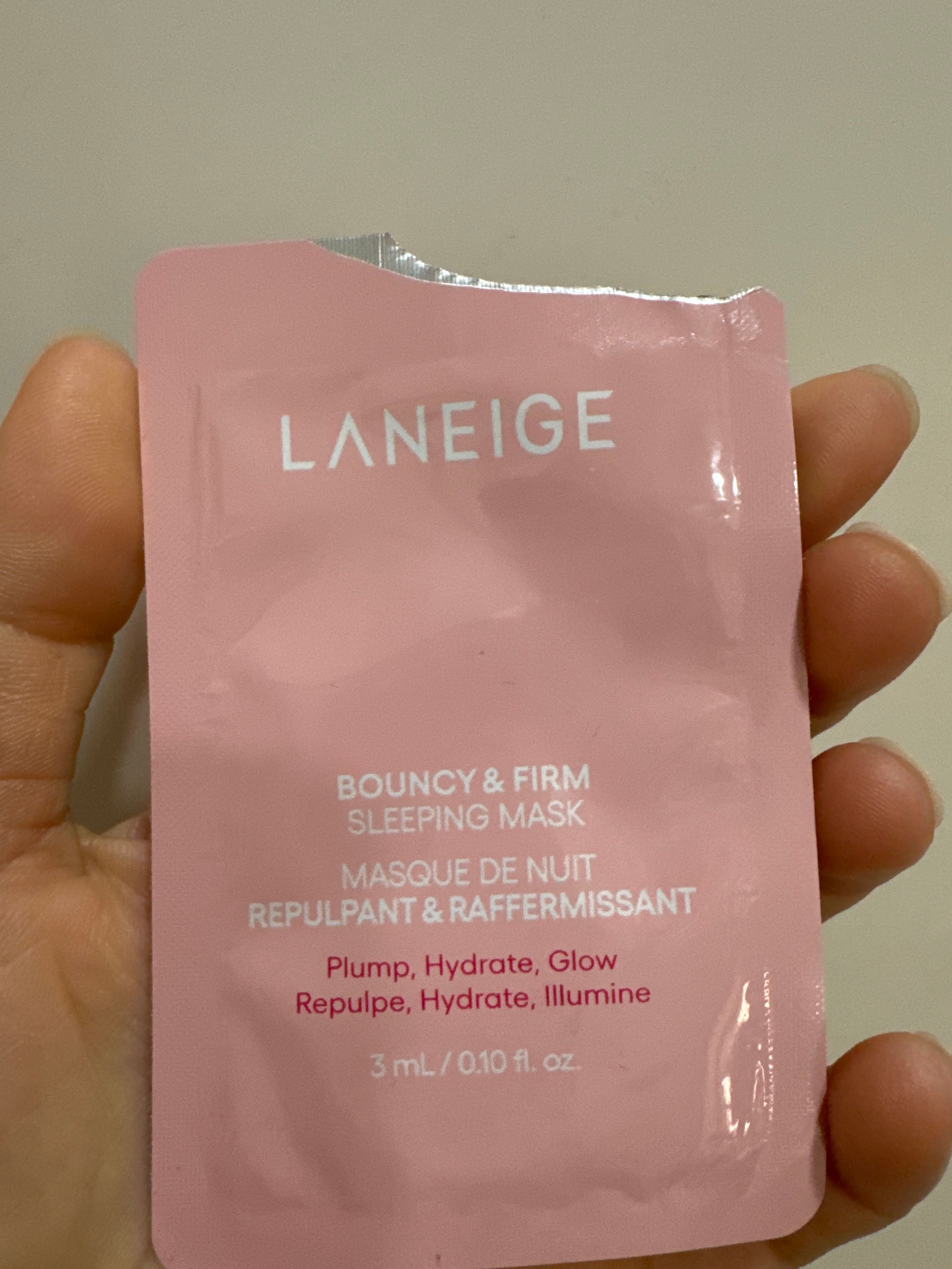 Laneige 膠原彈滑睡眠面膜 真實評價/實測照片 byNic****211 2