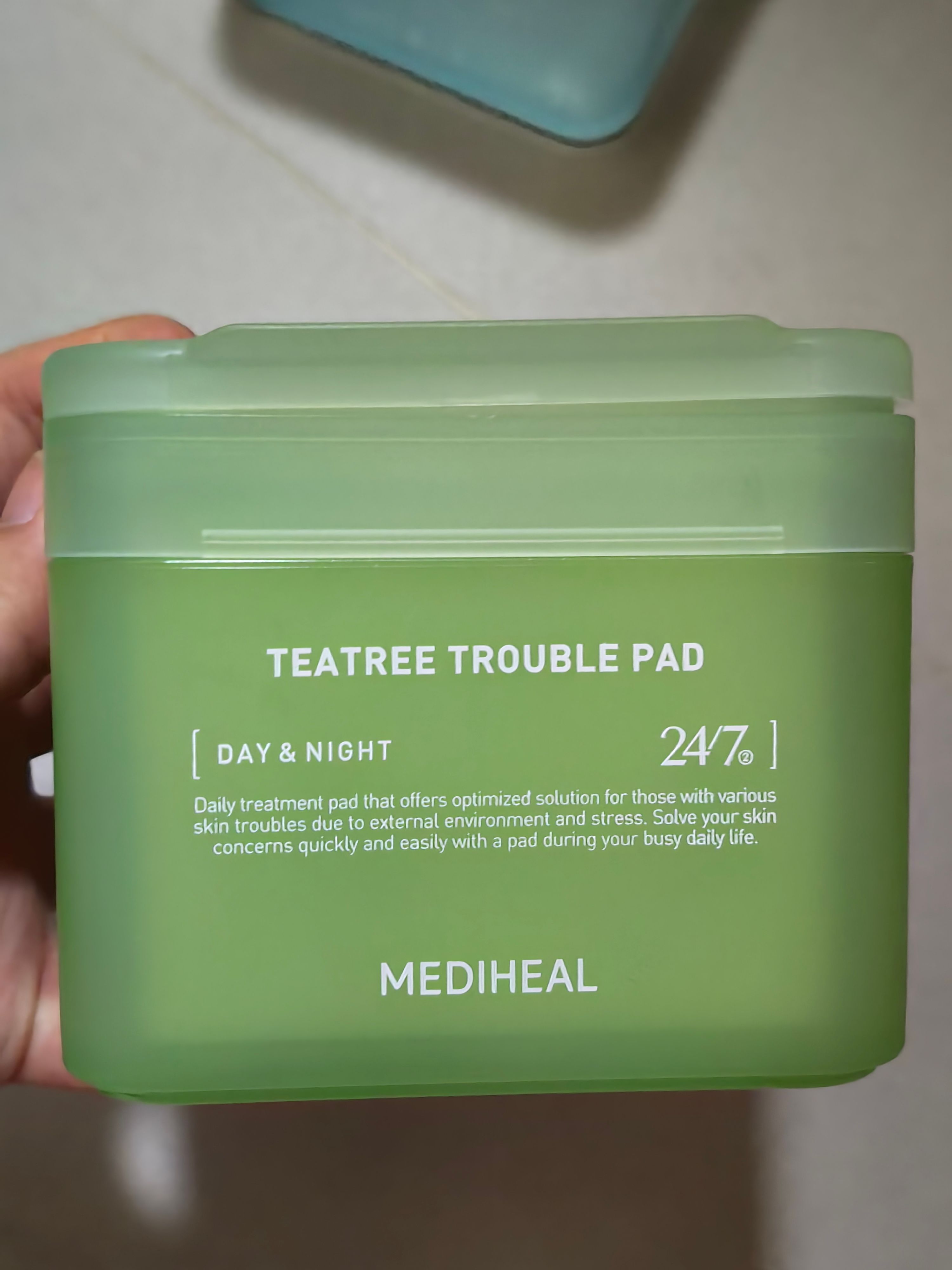 Mediheal 茶樹舒緩鎮定保濕柔膚棉片(茶樹維穩棉片) 真實評價/實測照片 byOli****ung 2