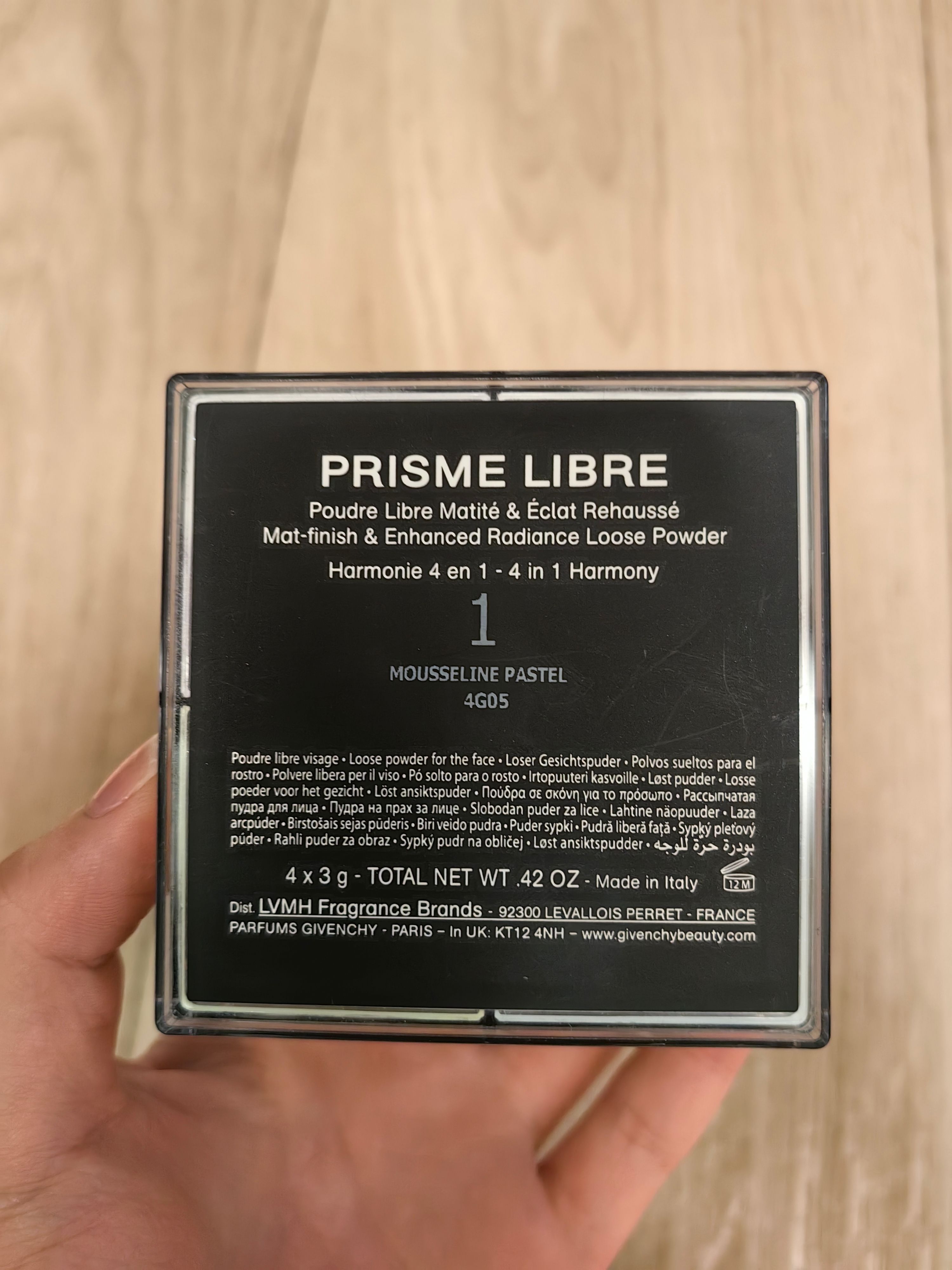 Givenchy 高級訂製稜鏡四色蜜粉 真實評價/實測照片 byOli****ung 2