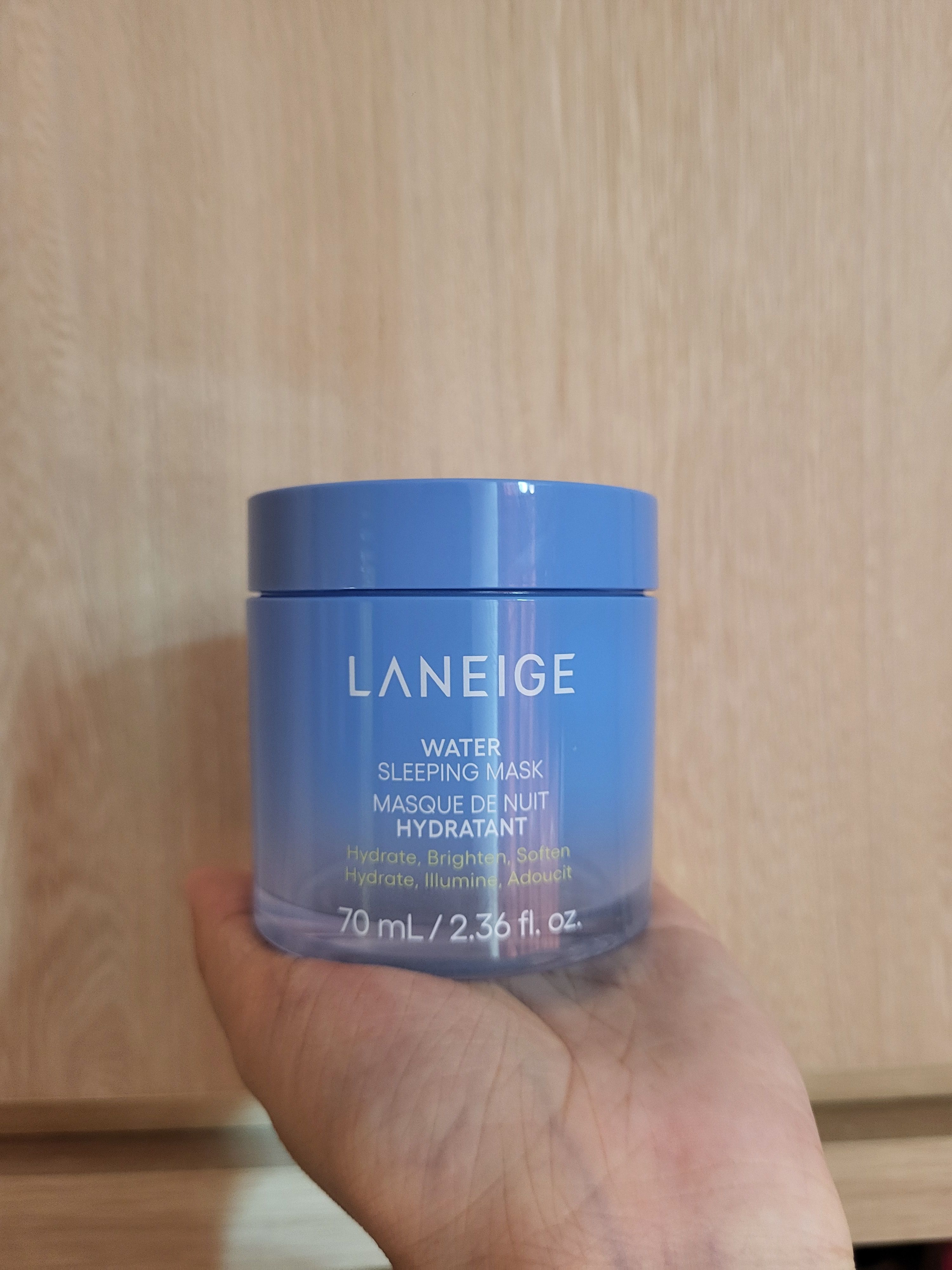 Laneige 水亮補濕睡眠面膜 真實評價/實測照片 byRac*****ong 1